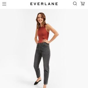 Everlane Racerback bodysuit WHITE, Small